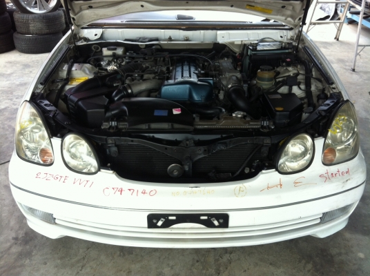ขายเครื่องยนต์พร้อมหัวตัด TOYOTA ARISTO เครื่องยนต์ 2JZ-GTE. VVTI 280HP !!!!เกียร์ ออโต แรงเกินพิกัด