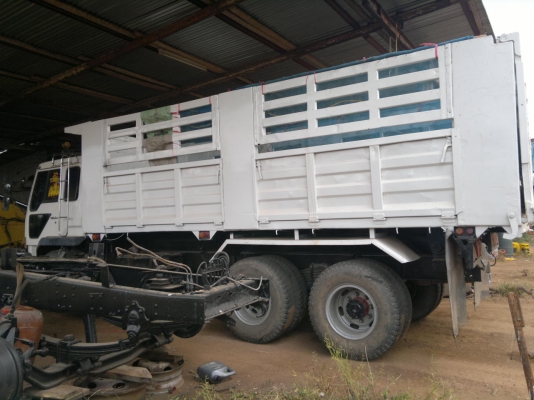 ขายรถ 10 ล้อ 2 เพลา กระบะเหล็กดั้มดิน MITSUBISHI FN527M-TF 6D16 สภาพสวย พร้อมใช้