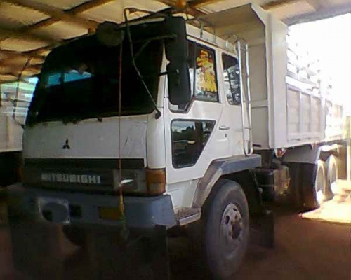 ขายรถ 10 ล้อ 2 เพลา กระบะเหล็กดั้มดิน MITSUBISHI FN527M-TF 6D16 สภาพสวย พร้อมใช้