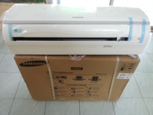 ขายเครื่องปรับอากาศยี่ห้อSAMSUNGขนาด10000บีทียูของใหม่แกะกล่องราคาไม่แพง