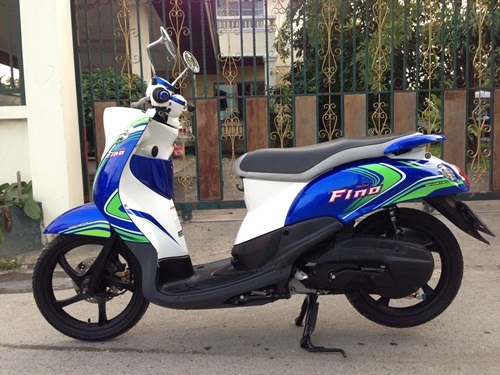 (ขายเเล้วส่งทางไปรษณีย์)ขายnew-finoสีน้ำเงิน เขียว ขาวปี2555