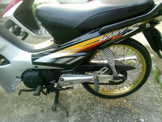 honda wave 100 s ปี 46 เครื่องดี สีสวย ระบบไฟดี เอกสารพร้อมโอน