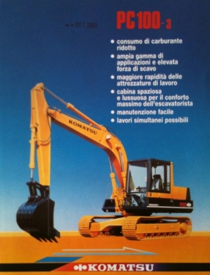 ขายเอกสารใบอินวอยซ์ KOMATSU PC100-3