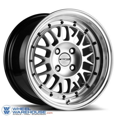ขายแม็กซ์ stance wheels ขอบ15 กว้าง8  4/100+ ยาง ราคา 12,500 บาท
