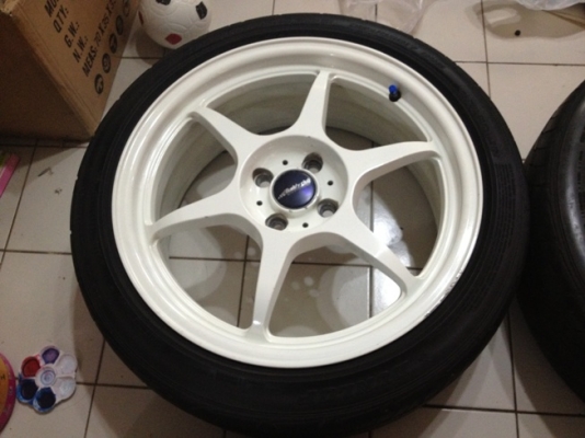 ขายแม็กซ์มือ2 17 Buddy Club P1(Taiwan)4รู100+ยางปี10.12 ราคา 11900 บาท