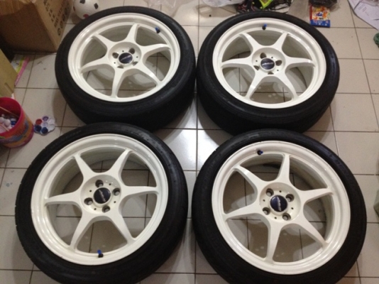 ขายแม็กซ์มือ2 17 Buddy Club P1(Taiwan)4รู100+ยางปี10.12 ราคา 11900 บาท