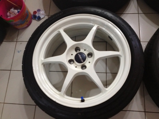 ขายแม็กซ์มือ2 17 Buddy Club P1(Taiwan)4รู100+ยางปี10.12 ราคา 11900 บาท