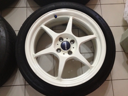 ขายแม็กซ์มือ2 17 Buddy Club P1(Taiwan)4รู100+ยางปี10.12 ราคา 11900 บาท