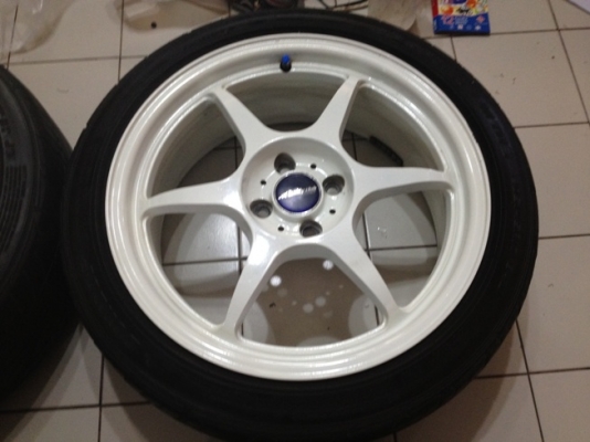 ขายแม็กซ์มือ2 17 Buddy Club P1(Taiwan)4รู100+ยางปี10.12 ราคา 11900 บาท