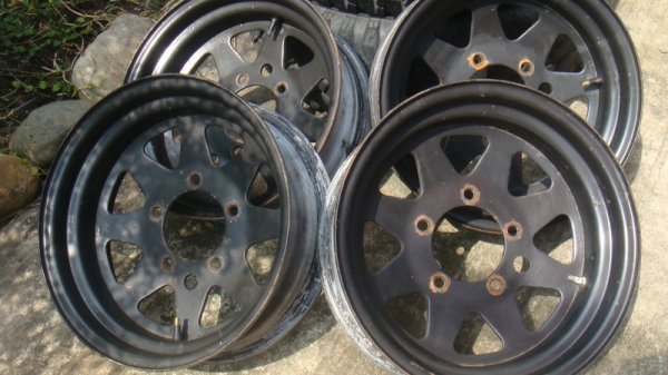 ล้อกะทะ 5รู Suzuki ออฟลึก ขอบ 15 x 5.5 นิ้ว