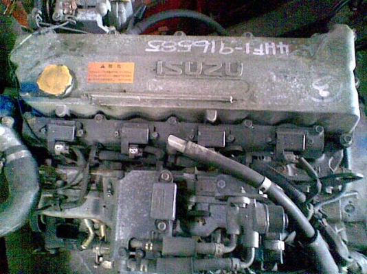 ขายเครื่องยนต์พร้อมเกียร์ อีซูซุ เชื้อเพลิง NGV100\%มือสองสภาพดีจากญี่ปุ่น