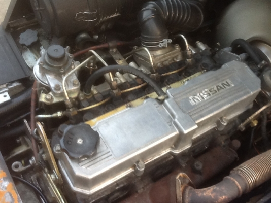 รถยกนิสสัน 2.5 ตัน เครื่องดีเซล เกียร์ออโต้ เสาสูง 4 เมตร