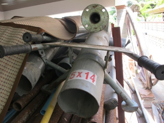 ท่อพญานาค 5"x14' และ เครื่องยนต์ 5.5 Hp