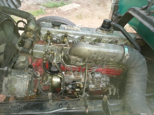 HINO  F18 เครื่อง HO7C   กระบะอลูมิเนียม ยางเต็ม คัซซีสวย