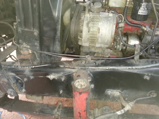 HINO  F18 เครื่อง HO7C   กระบะอลูมิเนียม ยางเต็ม คัซซีสวย