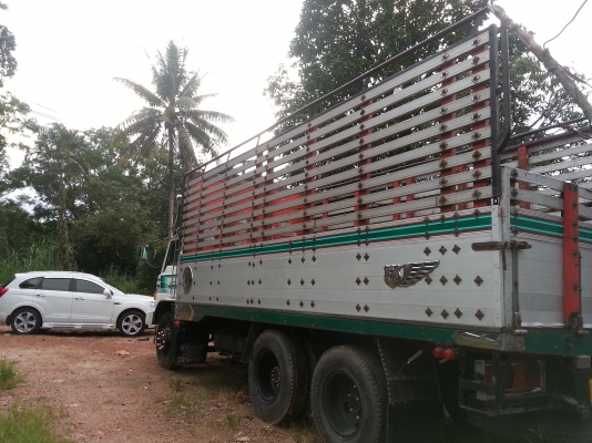 HINO  F18 เครื่อง HO7C   กระบะอลูมิเนียม ยางเต็ม คัซซีสวย