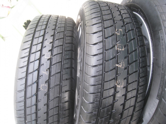 ขายล้อแม็ก Toyota vios ถอดจากรถป้ายแดง 15"x5.5" et45 4รู 100+ ยางปี 1813  (081-3747940)