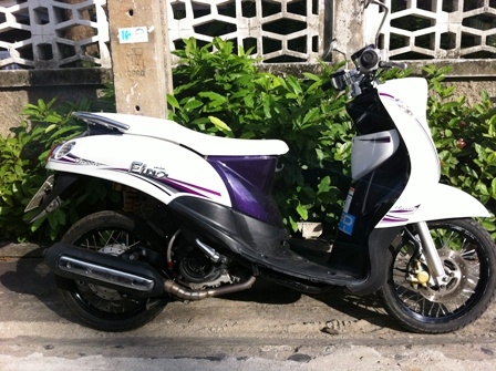 yamaha fino ปี 55 เครื่องเดิมๆ สภาพสวย