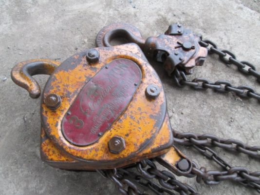 รอกโซ่ตราช้างแบบสาว3TON รอกโซ่ตราช้างแบบสาว3TON