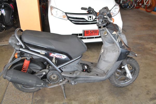 ขายYAMAHA BWS125หัวฉีดล้มหน้ามา เครื่องดีมาก 29000
