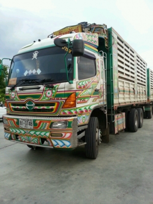 ขายรถบรรทุก HINO 344 hp ปี53 (แม่-ลูก)