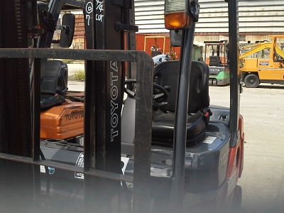 TOYOTA 8FG15 1.5ตัน เสา4ม. เกียร์ออร์โต้ เบนซิล-แก็ส 4Y