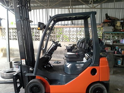 TOYOTA 8FG15 1.5ตัน เสา4ม. เกียร์ออร์โต้ เบนซิล-แก็ส 4Y