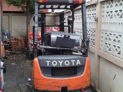 TOYOTA 8FG15 1.5ตัน เสา4ม. เกียร์ออร์โต้ เบนซิล-แก็ส 4Y