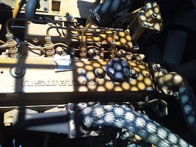 KOMATSU 2.5ตัน FD25-10 เกียร์ธรรมดา เสา4.5ม. งาฮิ้งฟอร์ค