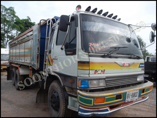 ขายด่วน รถบรรทุก 10 ล้อดั้ม HINO 3H 195 แรง/ 2 เพลา สภาพเดิมๆ สวยพร้อมใช้งาน ราคาสุดคุ้ม