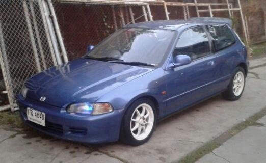 ด่วน..Civic3ประตูเครื่องดีเกียร์Autoก.ไฟฟ้าพ.พาวเวอร์แอร์หนาวสีดีท่อดุแม็ก14"(พร้อมขับส่ง)