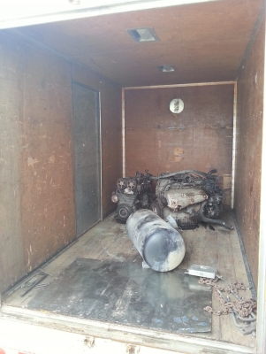 ตู้แห้ง 1.75ม. x 3.10ม. เปิดข้างซ้าย + ท้าย