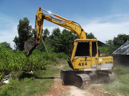 ขายด่วน รถแบคโฮ SUMITOMO  S 160 F รถเก่านอก (เท่า60) ราคาต่อรองจากเจ้าของรถโดยตรง