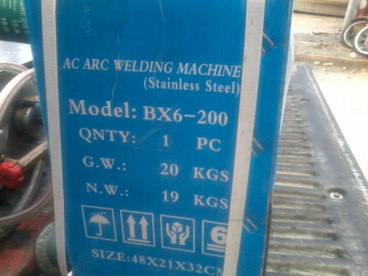 ขายตู้เชื่อมกระเป๋าหิ้ว BERALA BX6- 200แอมป์ Ac Arc Welder รุ่นใช้ดี ราคาไม่แพง ของใหม่ มีอะไหล่ ซ่อมได้ครับ ขายตู้เชื่อมกระเป๋าหิ้ว BERALA BX6- 200แอมป์ Ac Arc Welder รุ่นใช้ดี ราคาไม่แพง ของใหม่ มีอะไหล่ ซ่อมได้ครับ