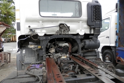 (หัวคัซซี)6ล้อช่วงยาว7.20 มHINO MEGA FG ปี48 (หัวคัซซี)6ล้อช่วงยาว7.20 มHINO MEGA FG ปี48