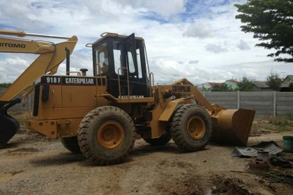 รถตักล้อยาง CAT918F  รถเก่านอก 6 เดือนยาง90\%