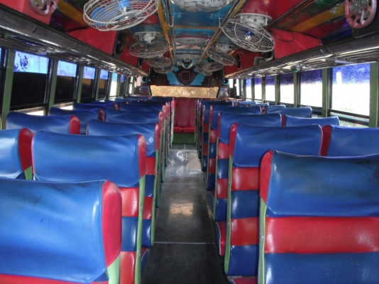 ขายรถบัสพัดลมเพิ่งทำมาใหม่
