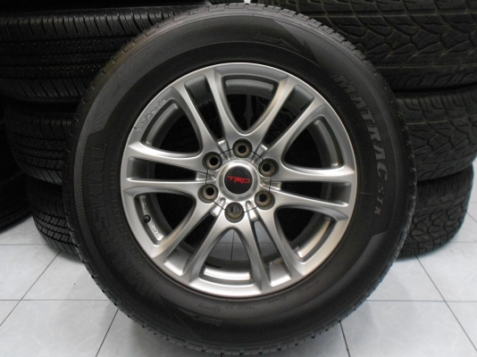 ขายล้อแม็ก Fortuner TRD 3 ขอบ 18 พร้อมยางปลายปี 10/เทิร์นได้-ใส่ฟรีค่ะ