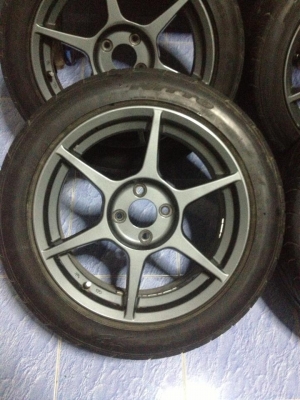 ขายล้อ P1 งานCG ขอบ16 พร้อมยางNitto  ถูกๆ