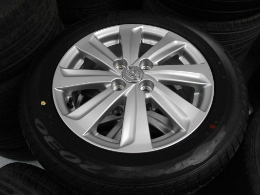 ขายล้อแม็ก New vios โฉมล่าสุด ขอบ 15 พร้อมยางป้ายแดงปี 13/เทิร์นได้-ใส่ฟรีค่ะ