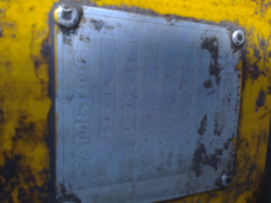 (ลดลาคาอีก)ขาย แบคโฮ sumsung 210 เครื่อง HO6C เทอร์โบว์ ปั้ม K3V เครื่องนิ่มดีมาก โซ่หนา เอวแน่น พร้อมใช้เลยครับ