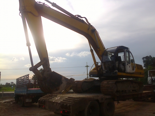 (ลดลาคาอีก)ขาย แบคโฮ sumsung 210 เครื่อง HO6C เทอร์โบว์ ปั้ม K3V เครื่องนิ่มดีมาก โซ่หนา เอวแน่น พร้อมใช้เลยครับ