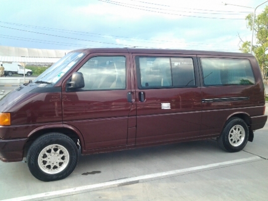 ปรับราคาขายรถตู้โฟล์คคาราเวลปี96รถบ้านแท้ๆขายถูกติดแก๊สLPGราคา129000
