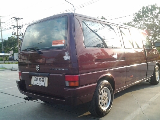 ปรับราคาขายรถตู้โฟล์คคาราเวลปี96รถบ้านแท้ๆขายถูกติดแก๊สLPGราคา129000