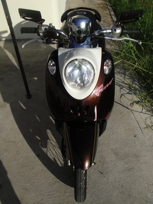 ขาย Yamaha Fino ปี 52 สีน้ำตาล ขาว