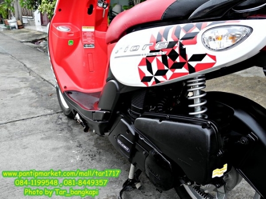 YAMAHA FIORE ลายใหม่ล่าสุด สี ขาว-แดง-ดำ ปี 2012 ราคา 26,900 เท่านั้น