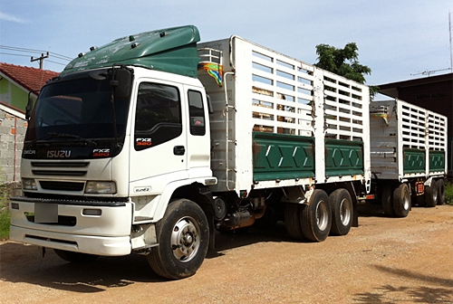 ขายรถพ่วง DECA 320 ยูโร2 Maxload 50ปีทอง จดทะเบียนปี51 ไม่ดัมพ์ ลูก3เพลายาว7เมตร