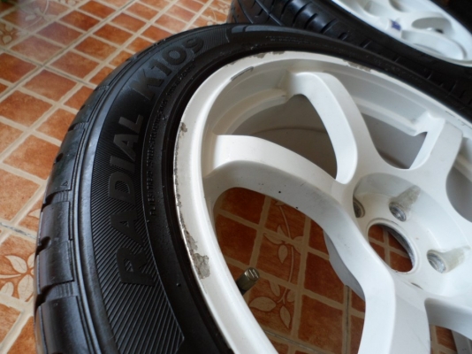 แม็ก RG II ขอบ18"(1คู่) พร้อมยาง245/45/18(ปี10 บวม1เส้น) 6500บ."แยกแม็ก5,000 /ยาง1,500 ครับ"