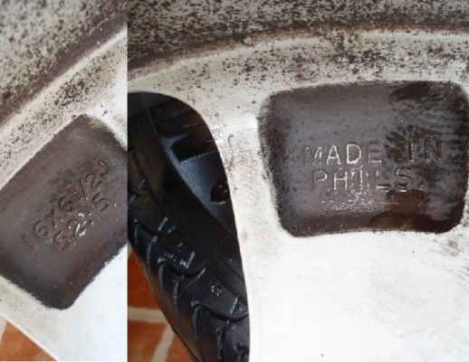 แม็กMasdaขอบ16"5รู114 พร้อมยาง205/55/15 (ยกชุด5,200บ.) ยางMICHELIN(ปี10)Primacy สนใจแม็ก หรือ ยาง แยกขายให้ได้ครับ"