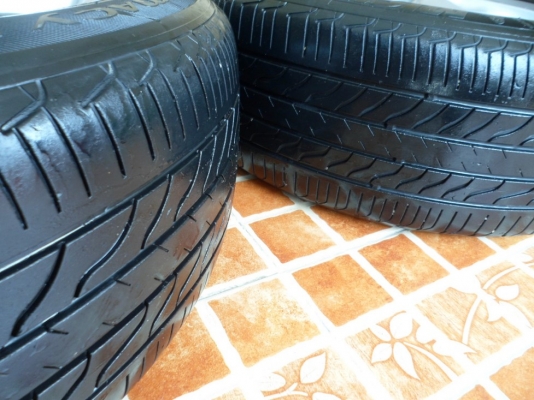 แม็กMasdaขอบ16"5รู114 พร้อมยาง205/55/15 (ยกชุด5,200บ.) ยางMICHELIN(ปี10)Primacy สนใจแม็ก หรือ ยาง แยกขายให้ได้ครับ"